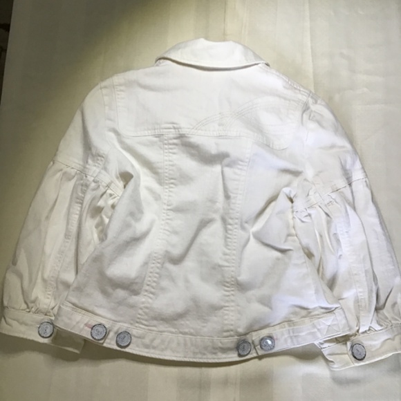 Bica Cheia, Denim Cream Jacket, Woman’s size 6 - Picture 4 of 6